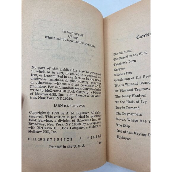 Star Dog By A.M. Lightner Paperback Book 1973 Edition Scholastic Printed USA - Picture 7 of 7